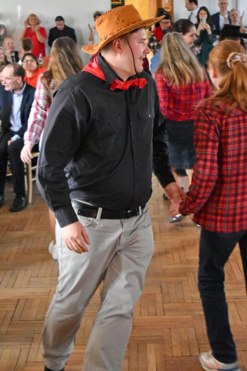 Předtančení na plese DTS Jihlava