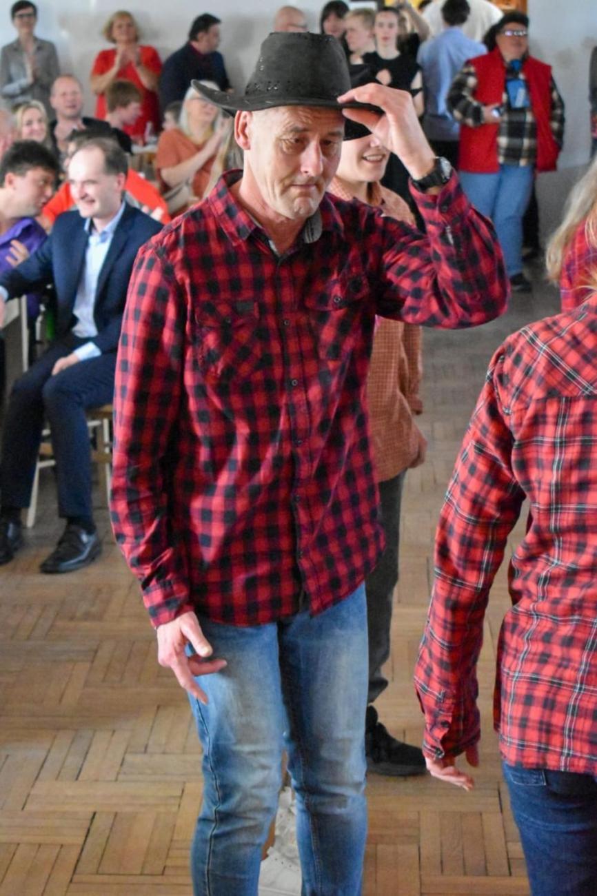 Předtančení na plese DTS Jihlava