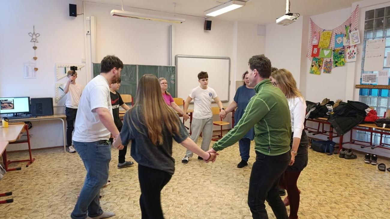 Předtančení na plese DTS Jihlava