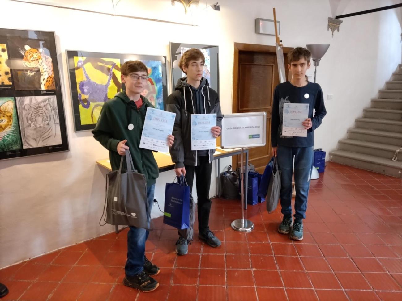 Úspěch v krajském kole geologické olympiády