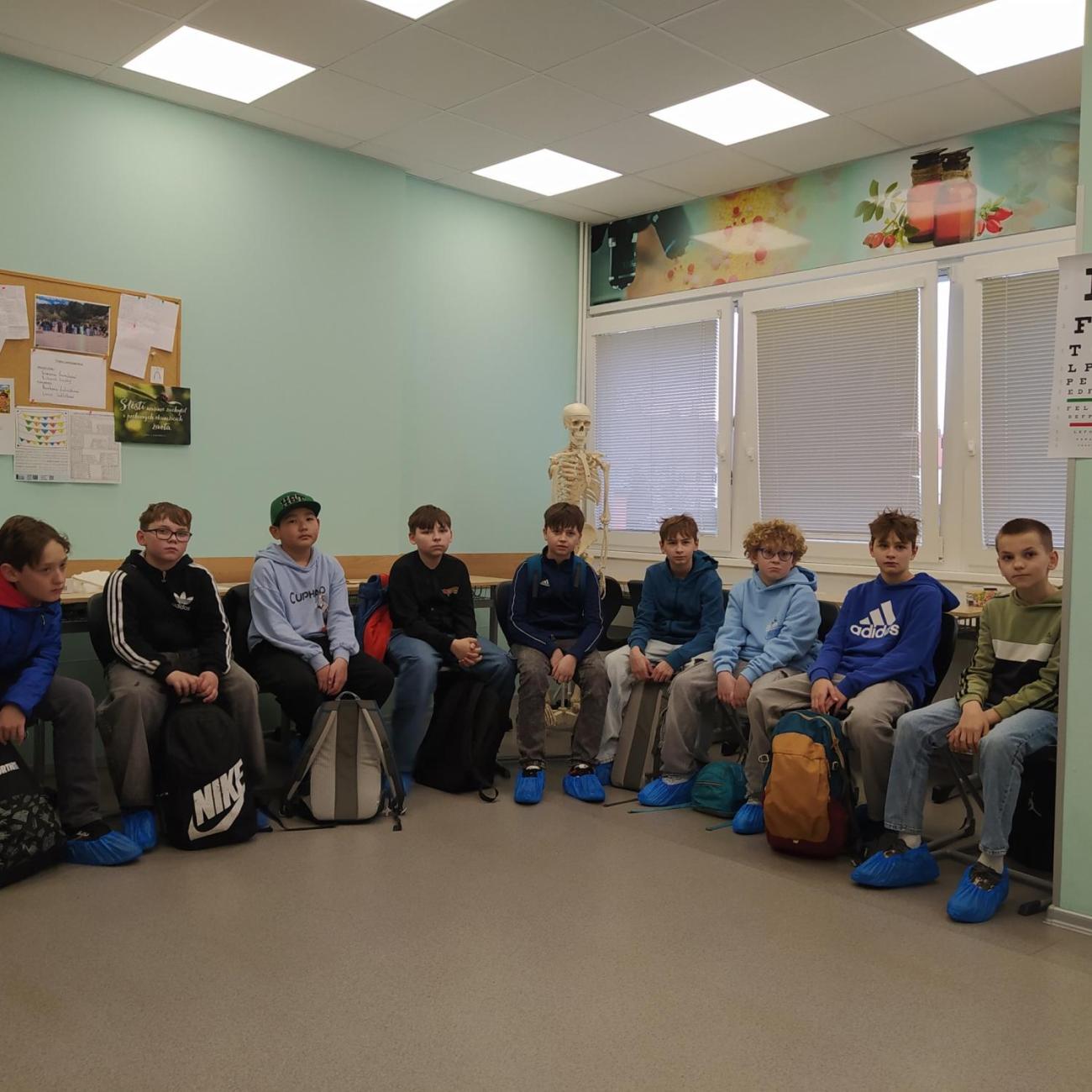 Projekt "Lidské tělo" škola Farmeko  5.B