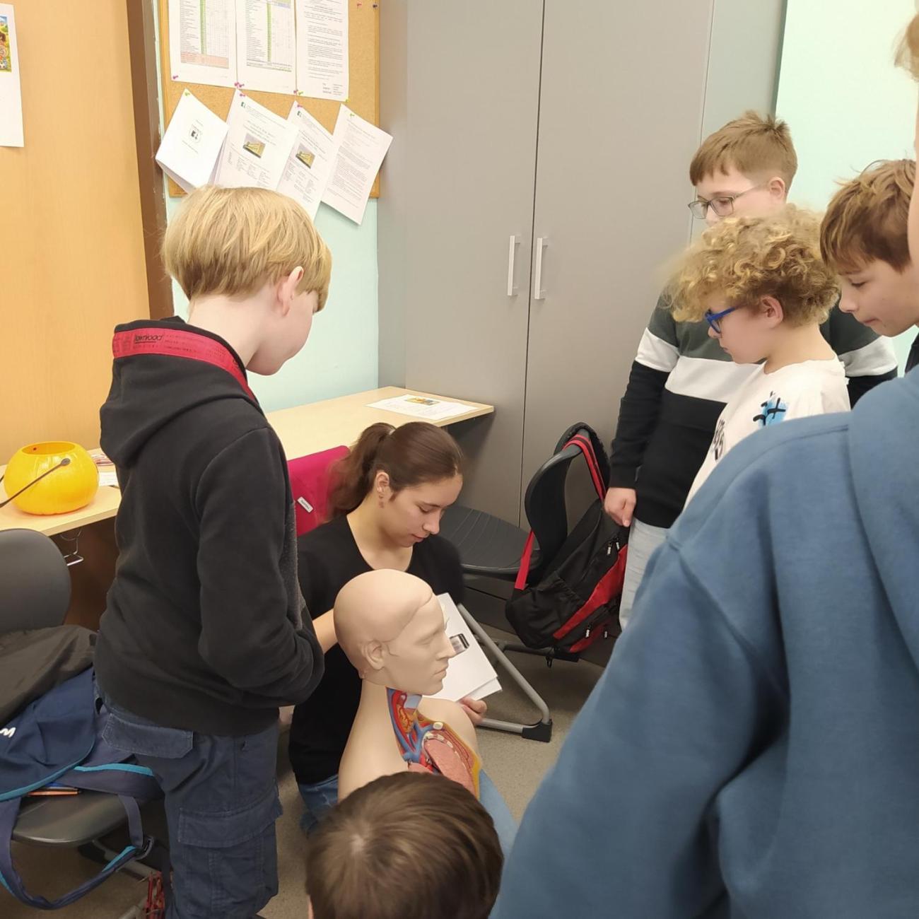 Projekt "Lidské tělo" škola Farmeko  5.B