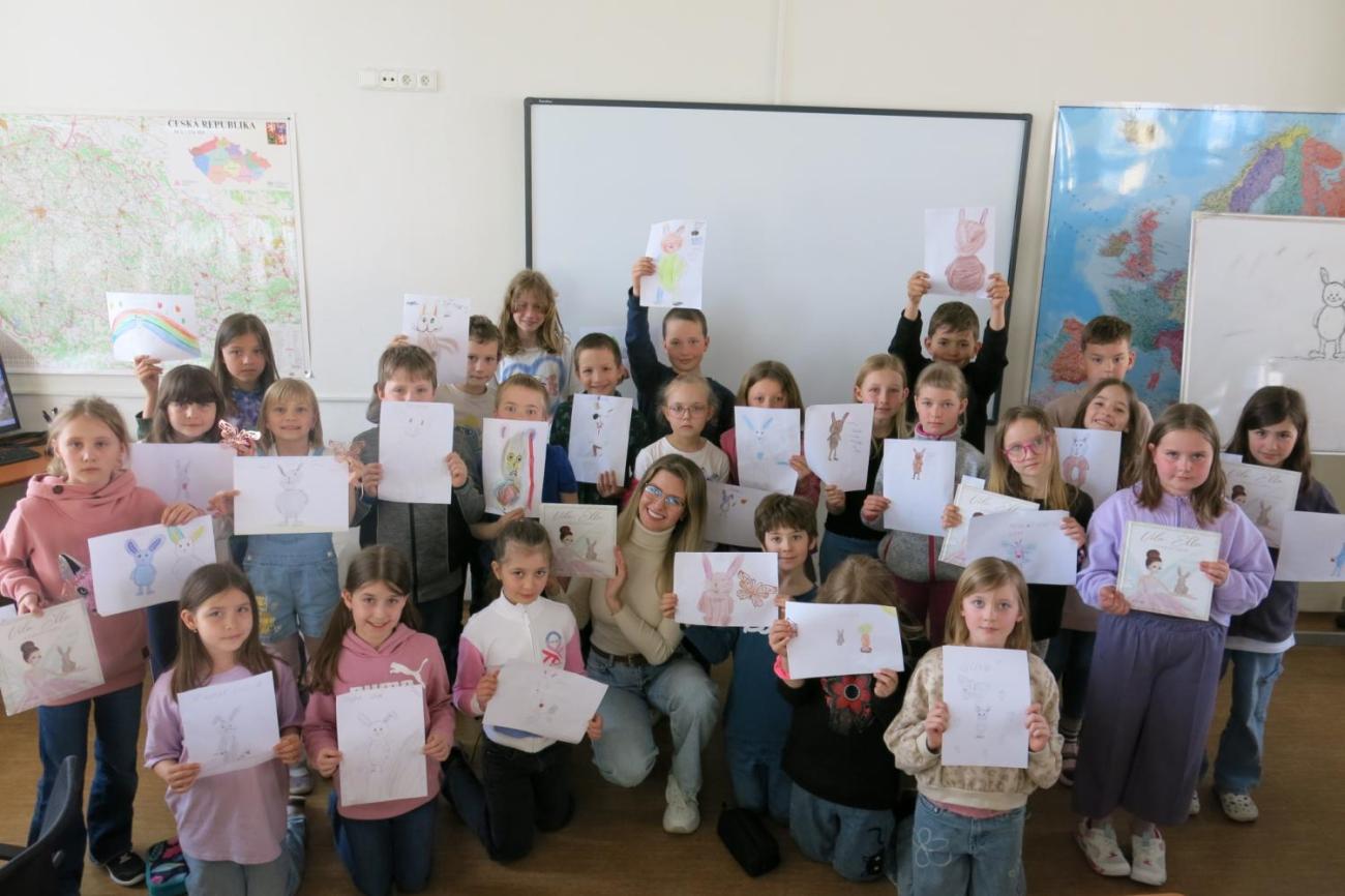 Beseda se spisovatelkou a ilustrátorkou Nelou Gálikovou 