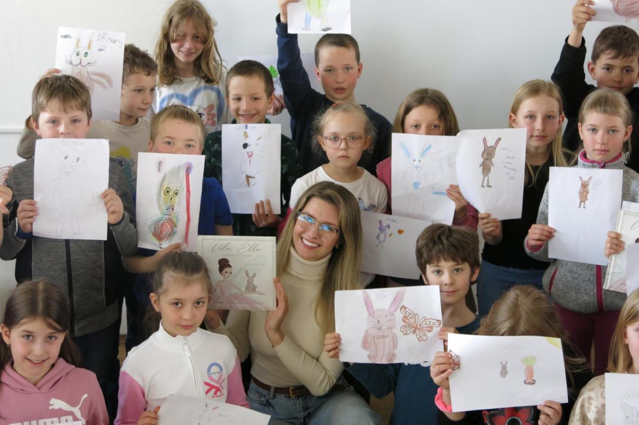 Beseda se spisovatelkou a ilustrátorkou Nelou Gálikovou 