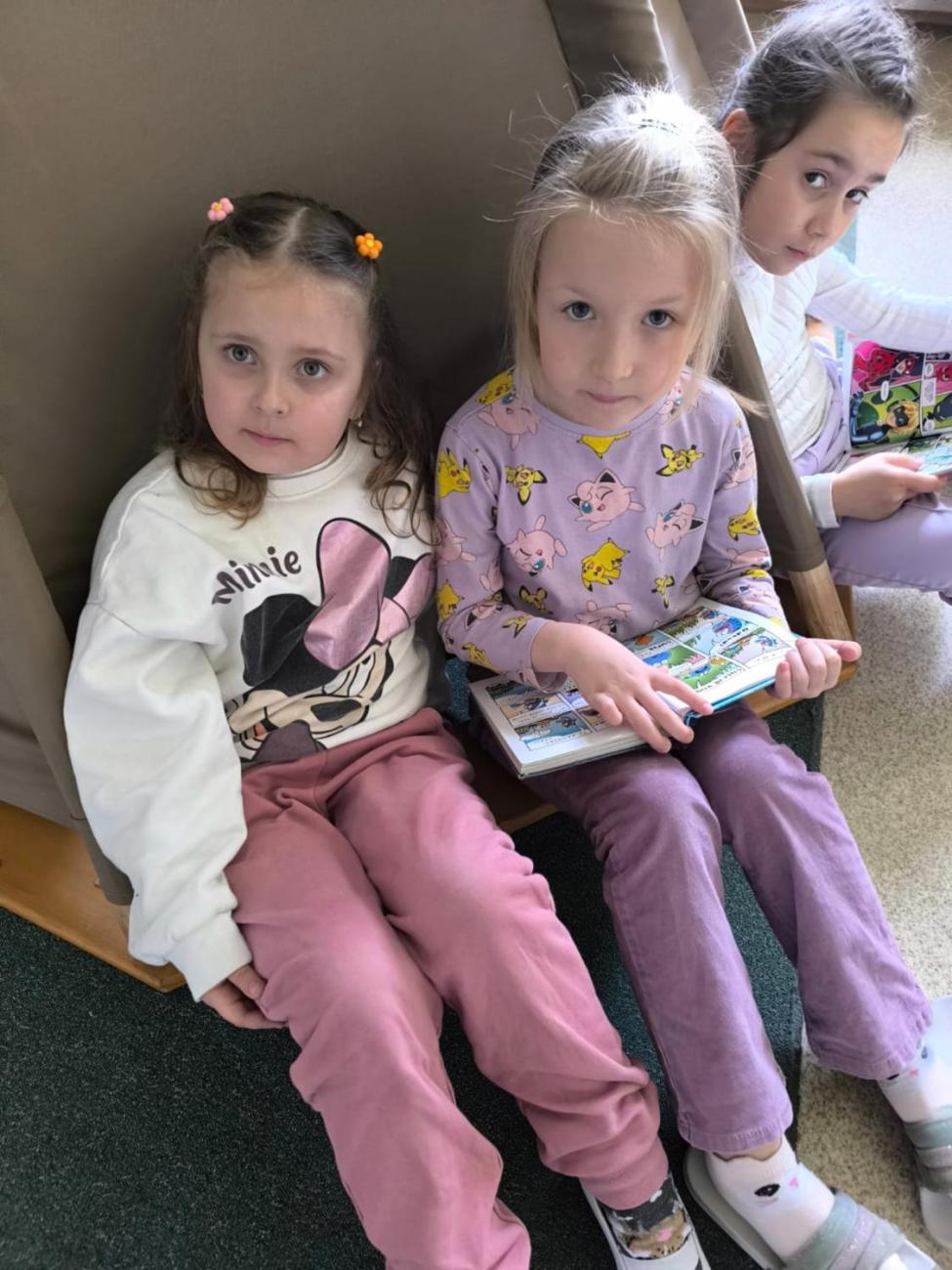 První návštěva knihovny  1.A