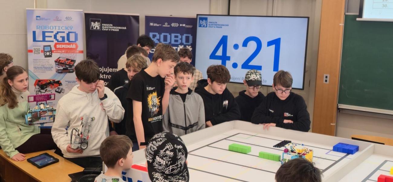 Robosoutěž 2026 na ČVUT v Praze