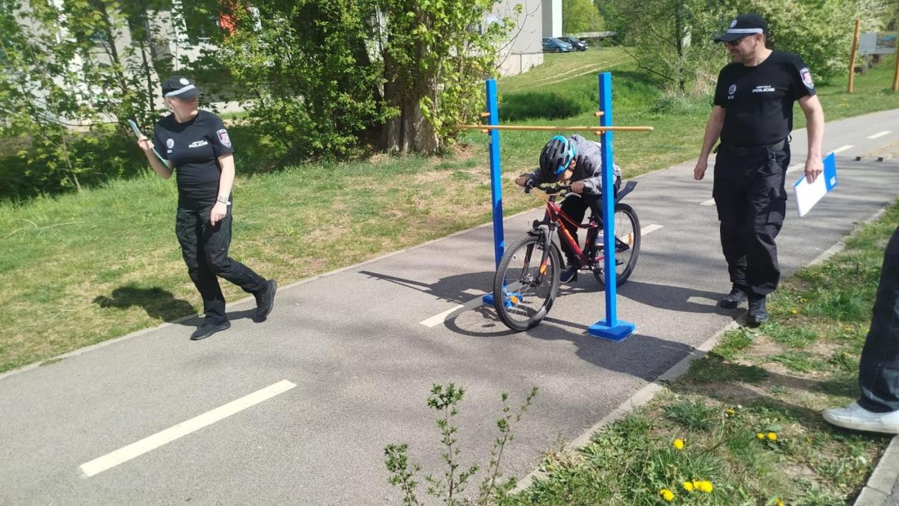 Okresní kolo dopravní soutěž mladých cyklistů - BESIP