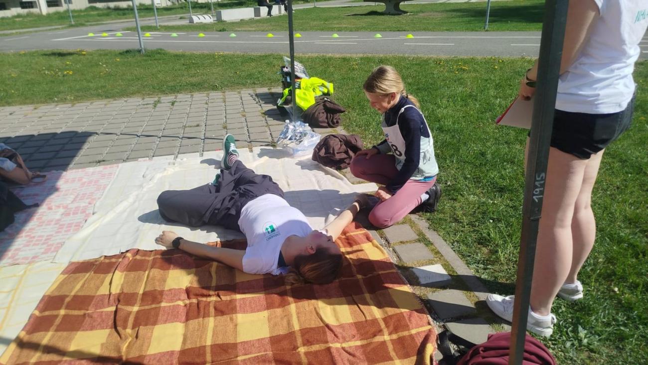 Okresní kolo dopravní soutěž mladých cyklistů - BESIP