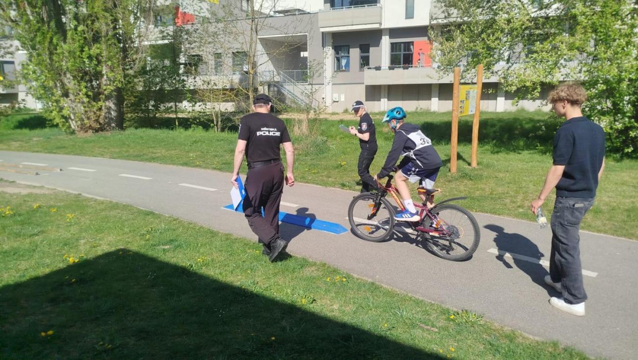 Okresní kolo dopravní soutěž mladých cyklistů - BESIP