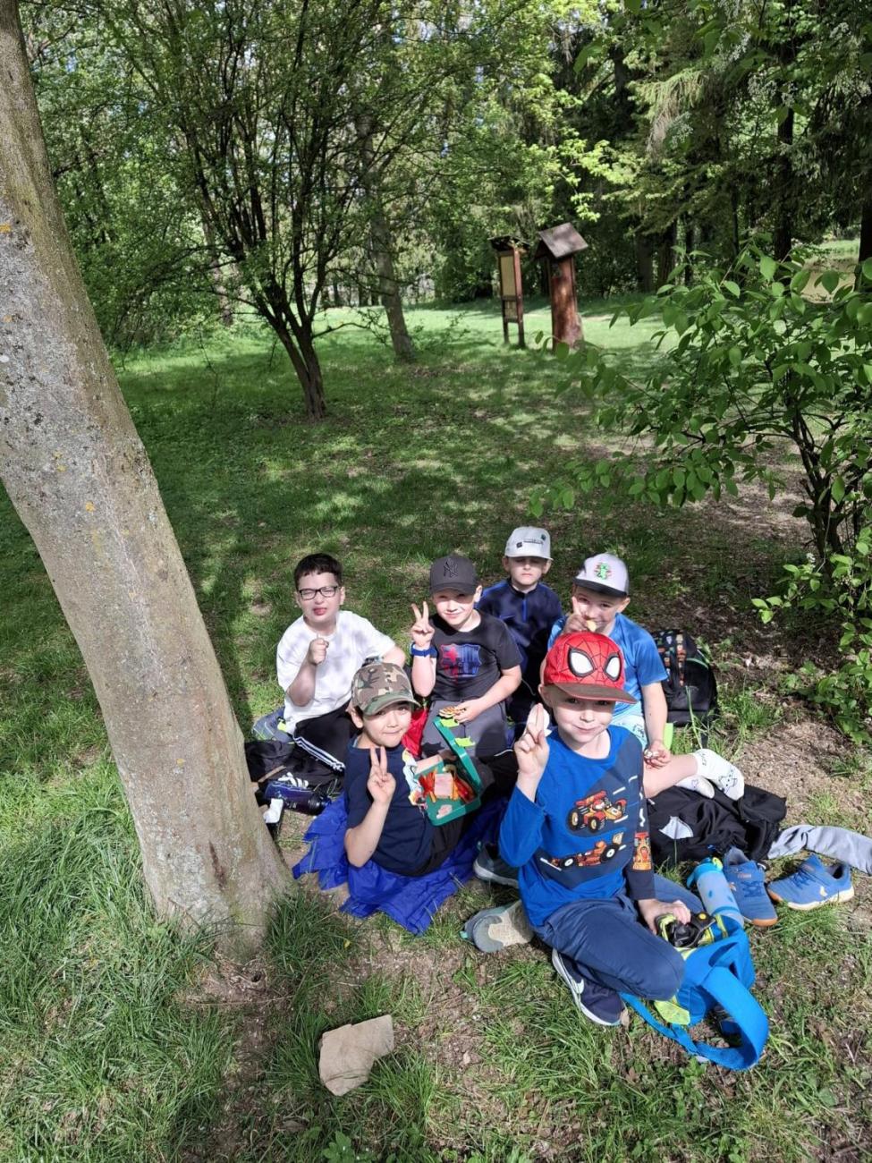 Jarní turistický den - Stará plovárna  1.A