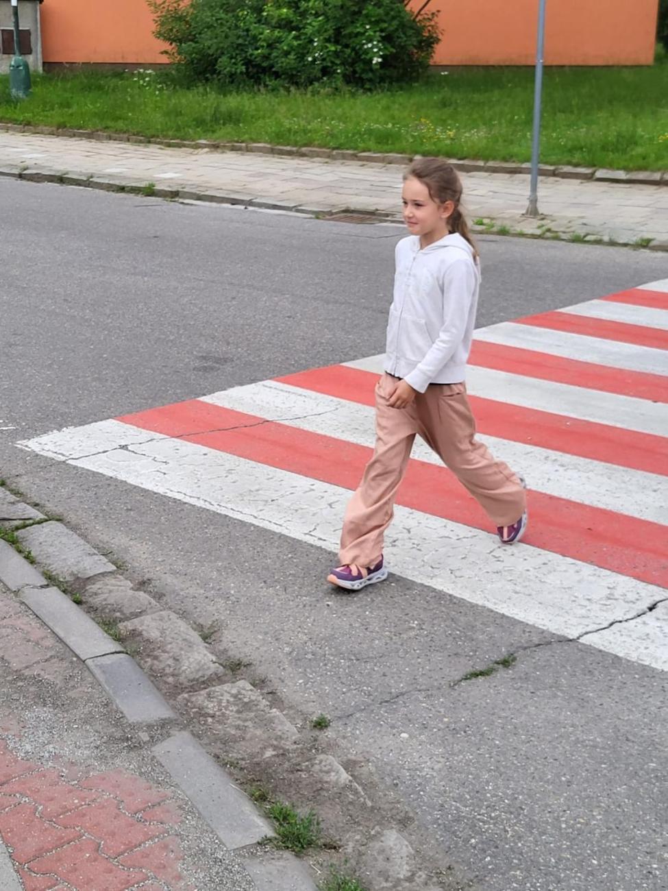 Bezpečné přecházení přes přechod  1.B