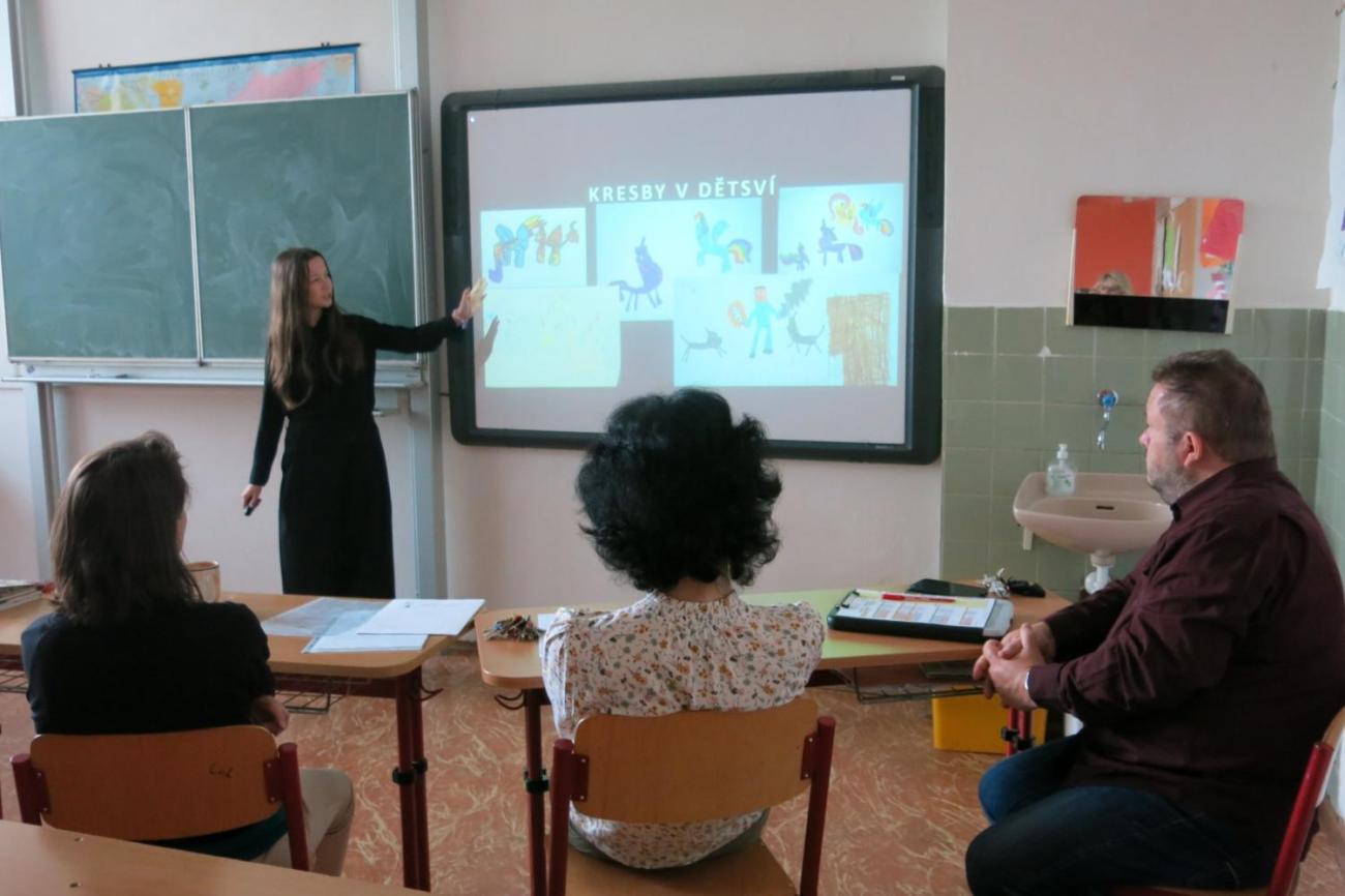 Deváťáci představili své seminární práce