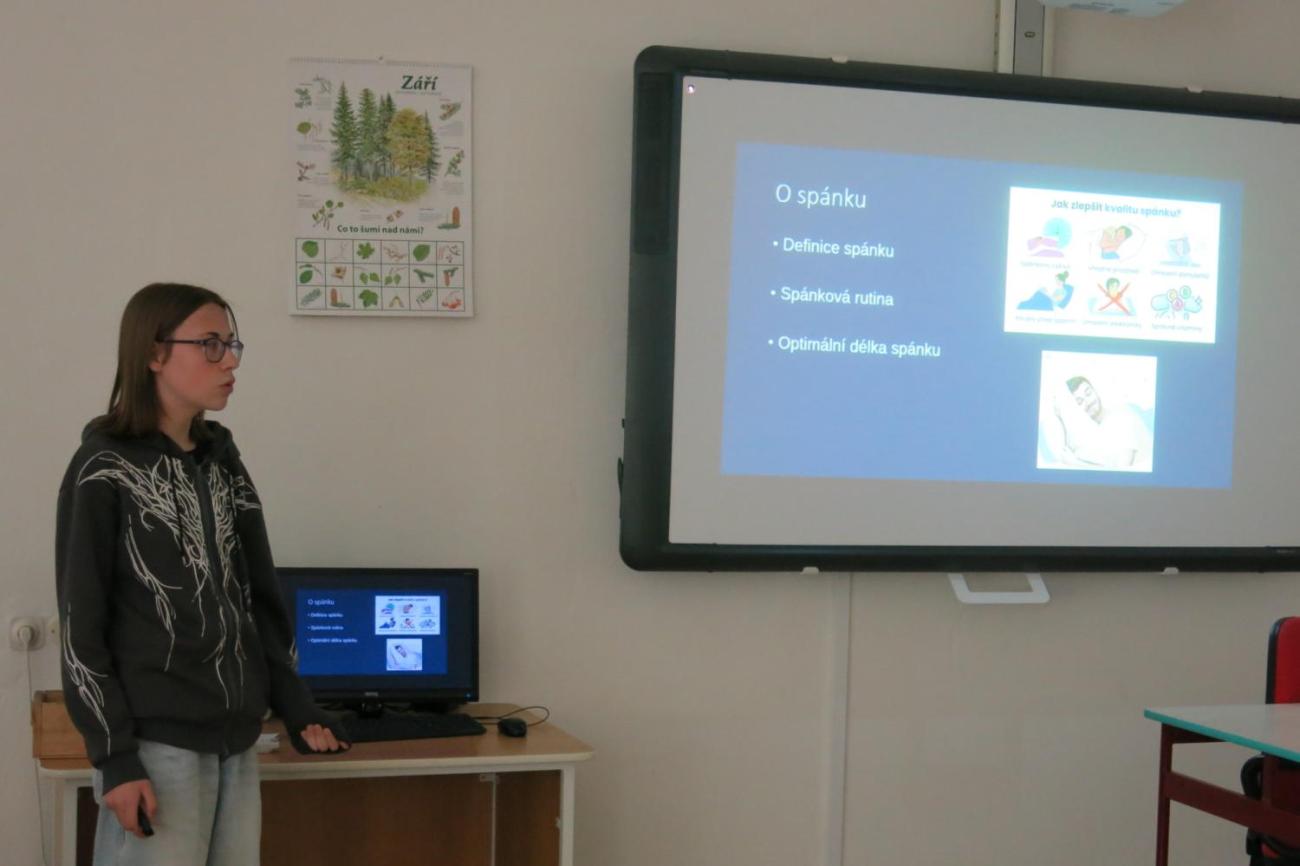 Deváťáci představili své seminární práce
