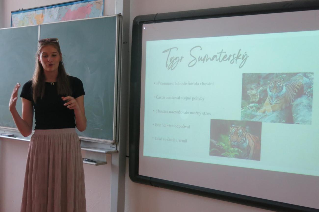 Deváťáci představili své seminární práce