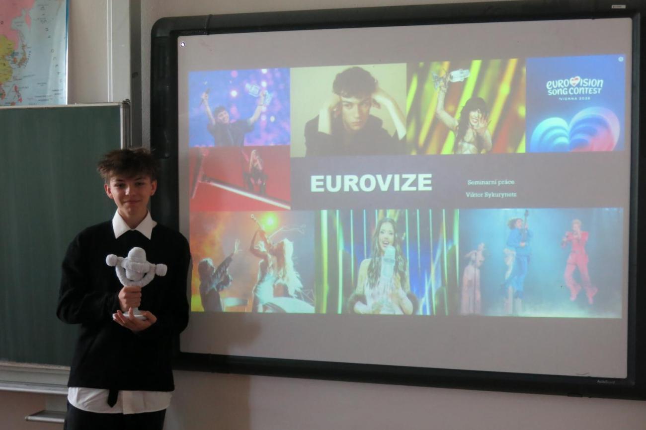 Deváťáci představili své seminární práce