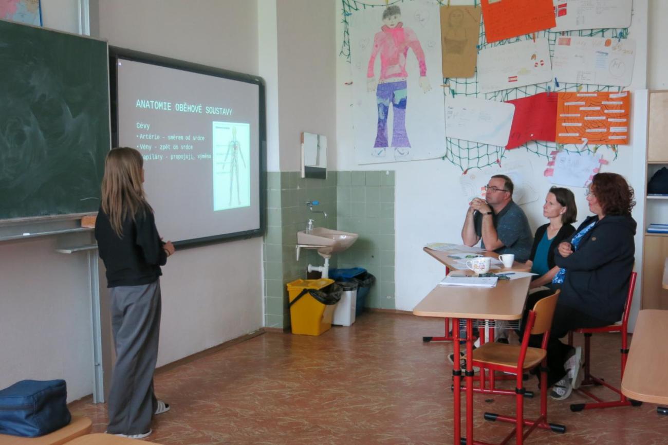 Deváťáci představili své seminární práce