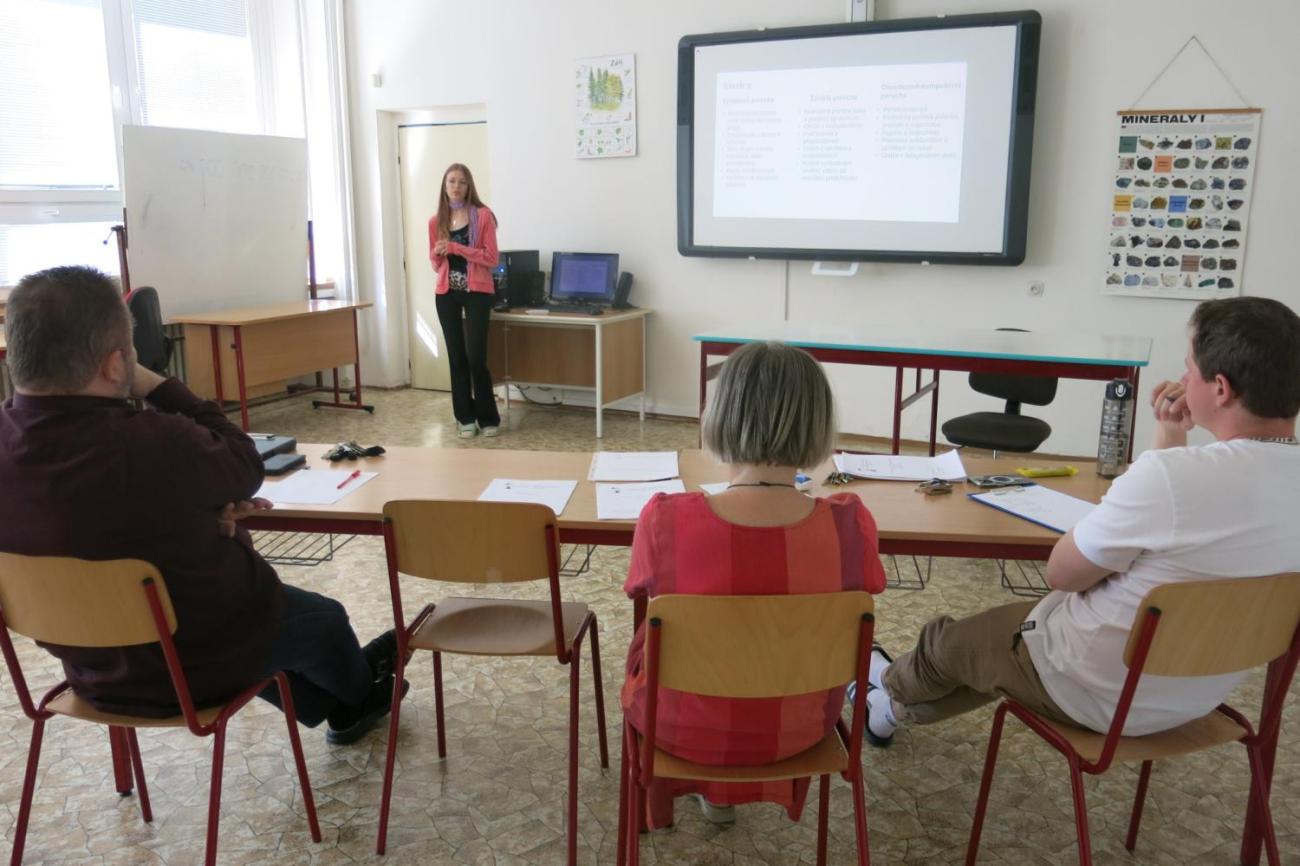 Deváťáci představili své seminární práce