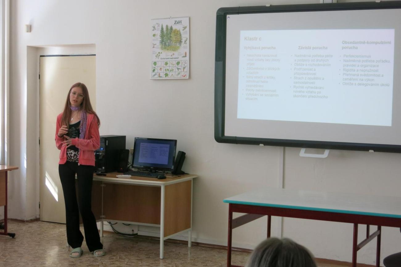 Deváťáci představili své seminární práce