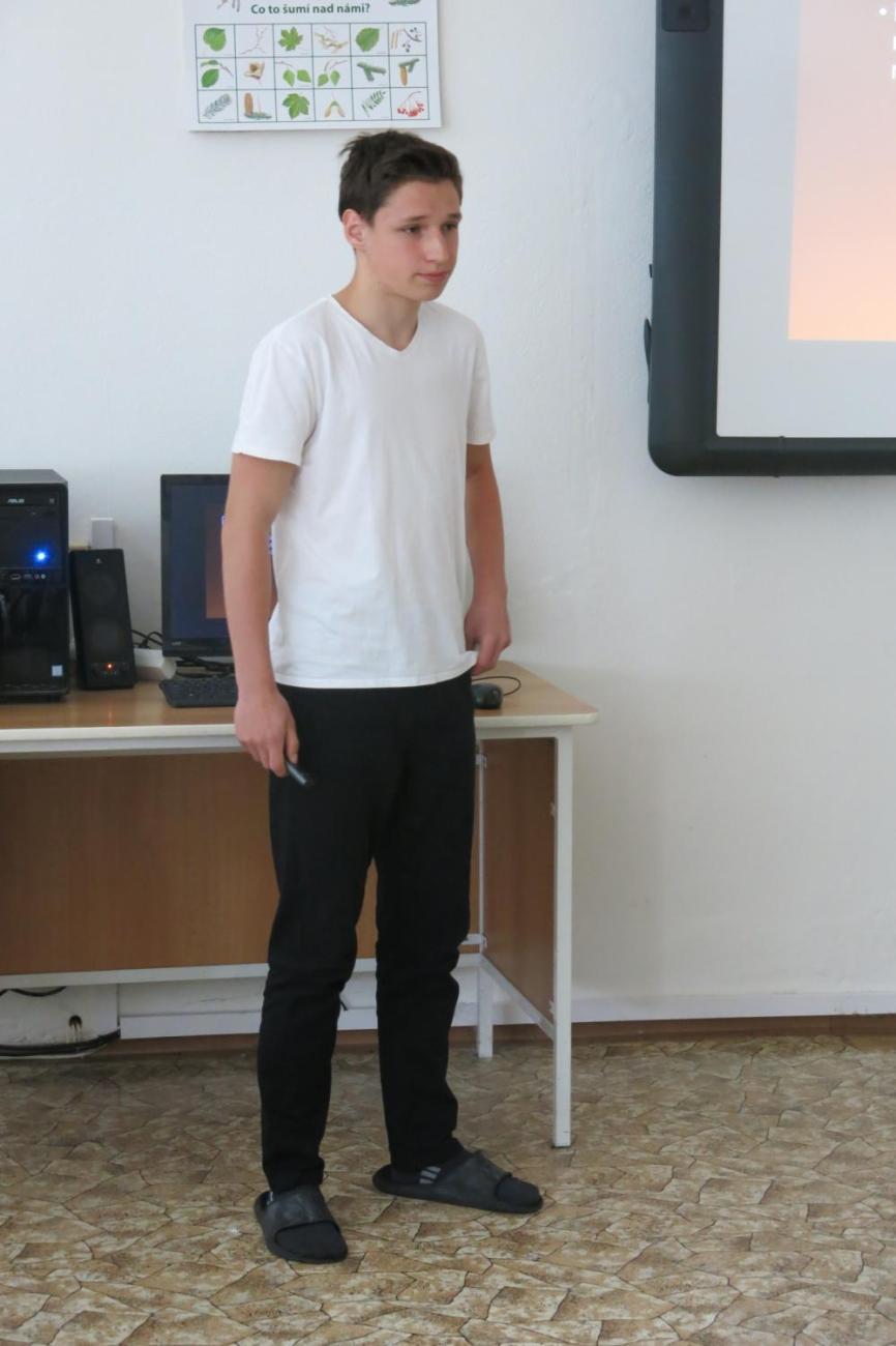 Deváťáci představili své seminární práce