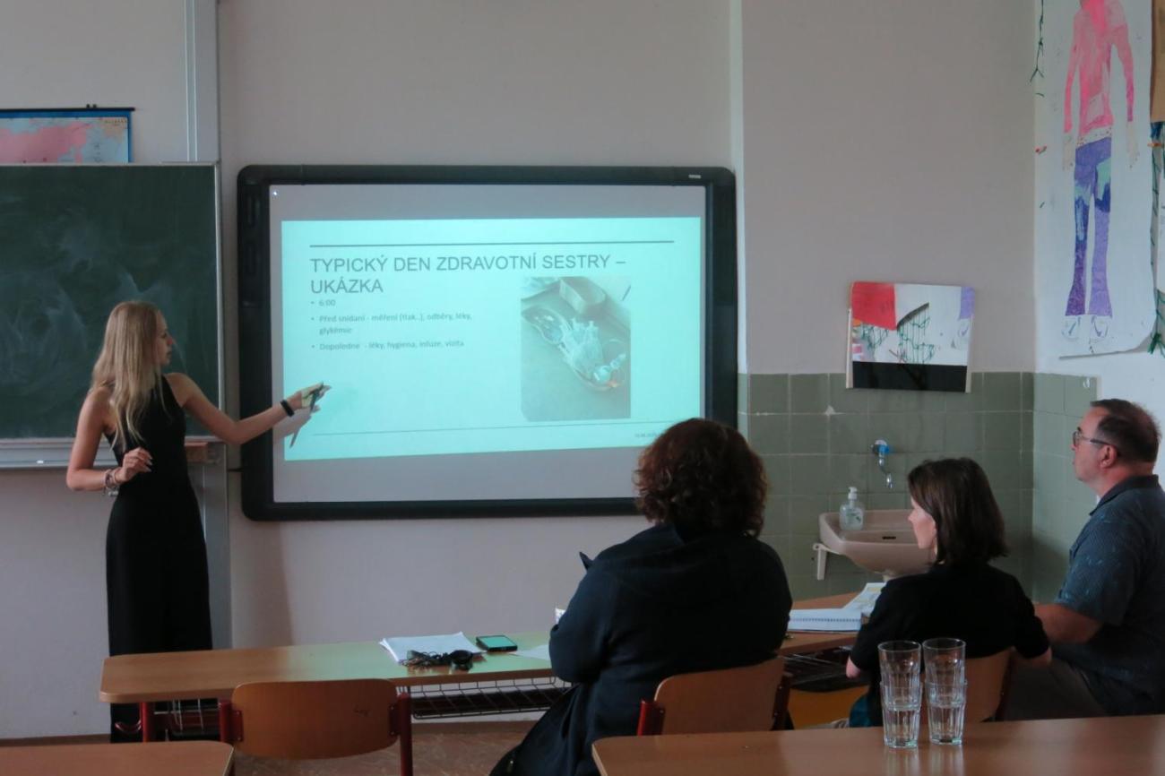 Deváťáci představili své seminární práce