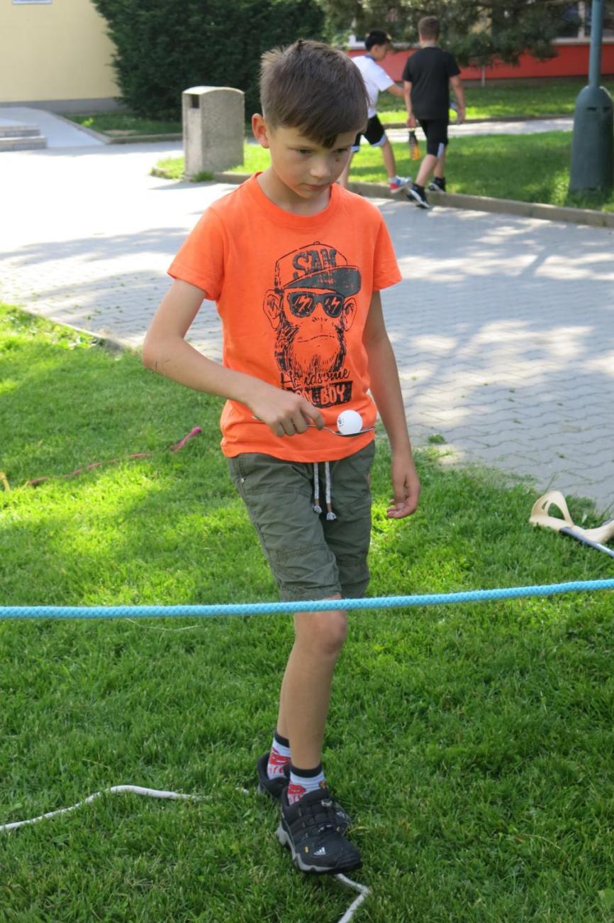 Sportovní den na závěr školního roku