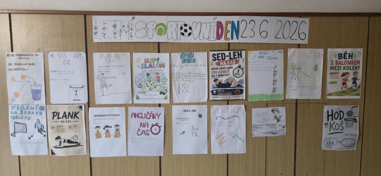 Sportovní den na závěr školního roku