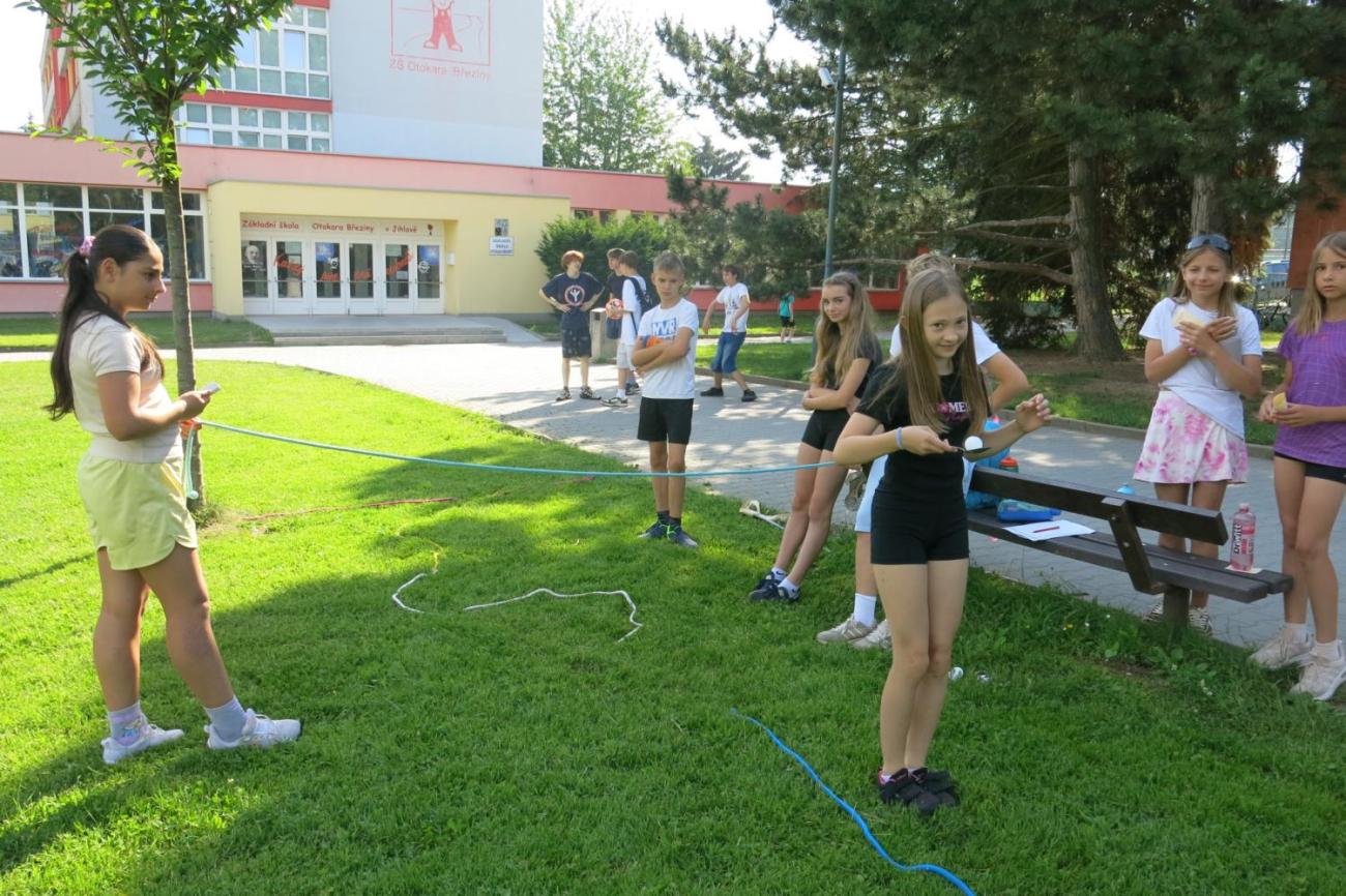 Sportovní den na závěr školního roku