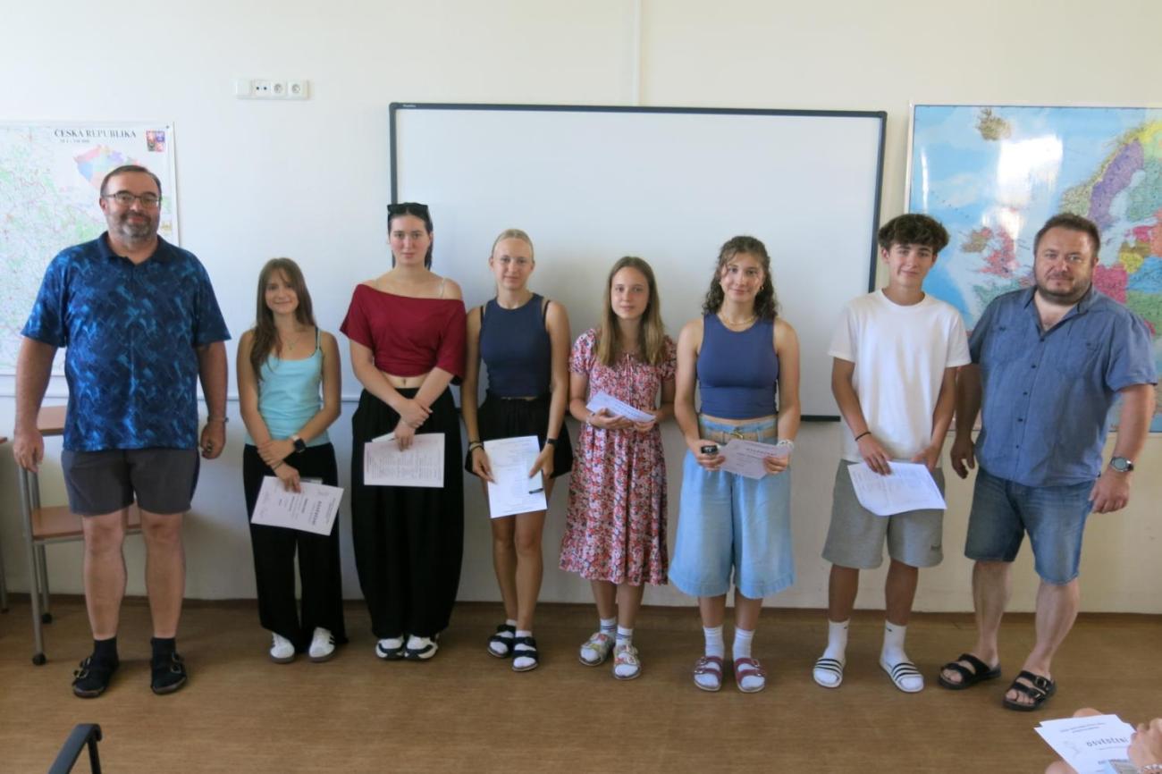 Deváťáci představili své seminární práce