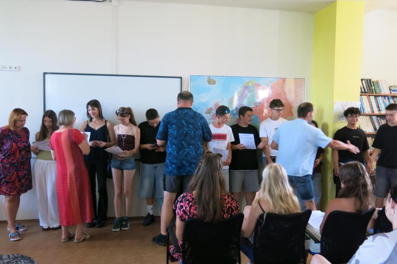 Deváťáci představili své seminární práce