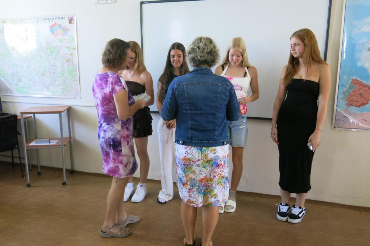 Deváťáci představili své seminární práce