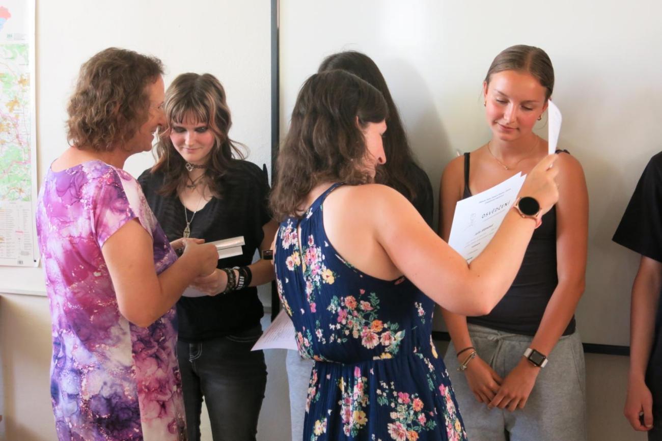 Deváťáci představili své seminární práce