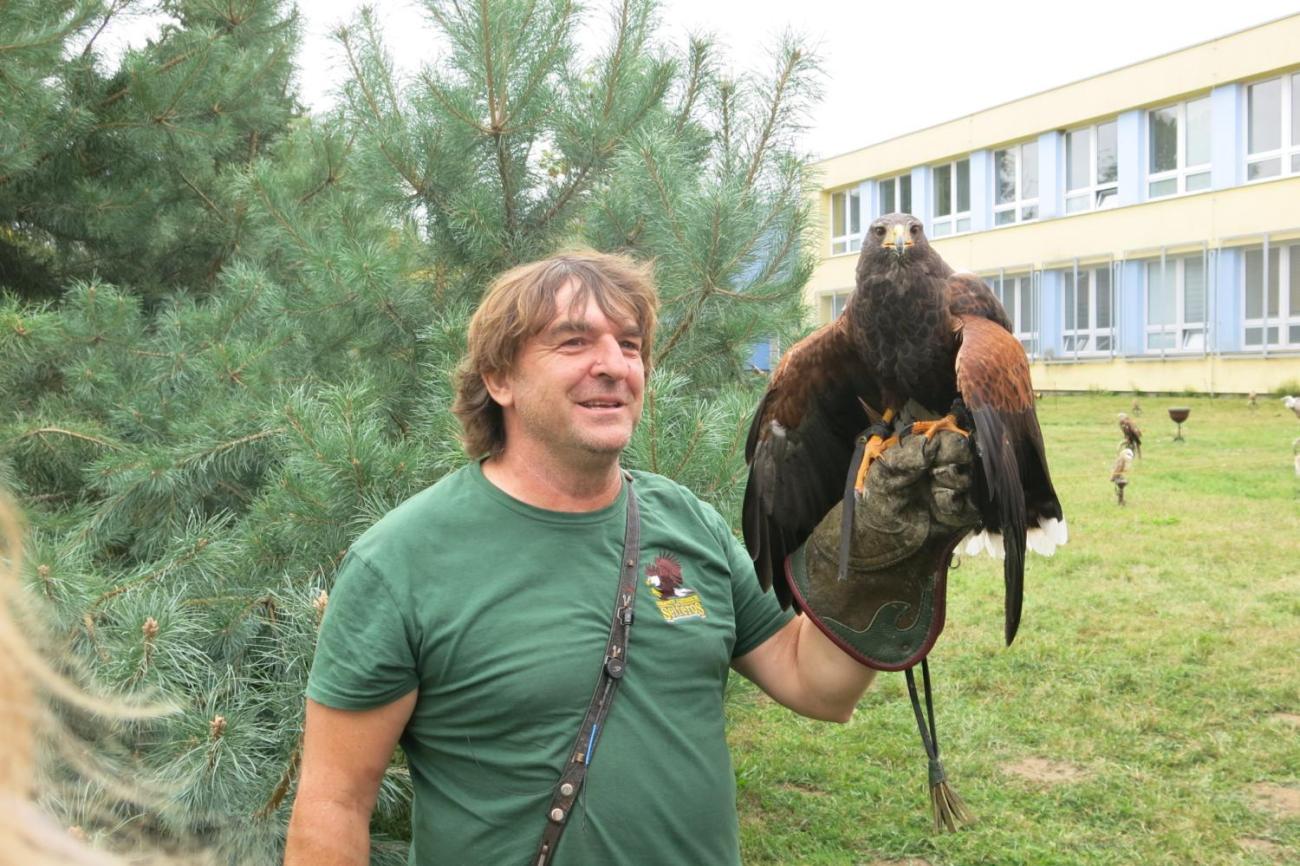 Dravci zavítali na naši školní zahradu