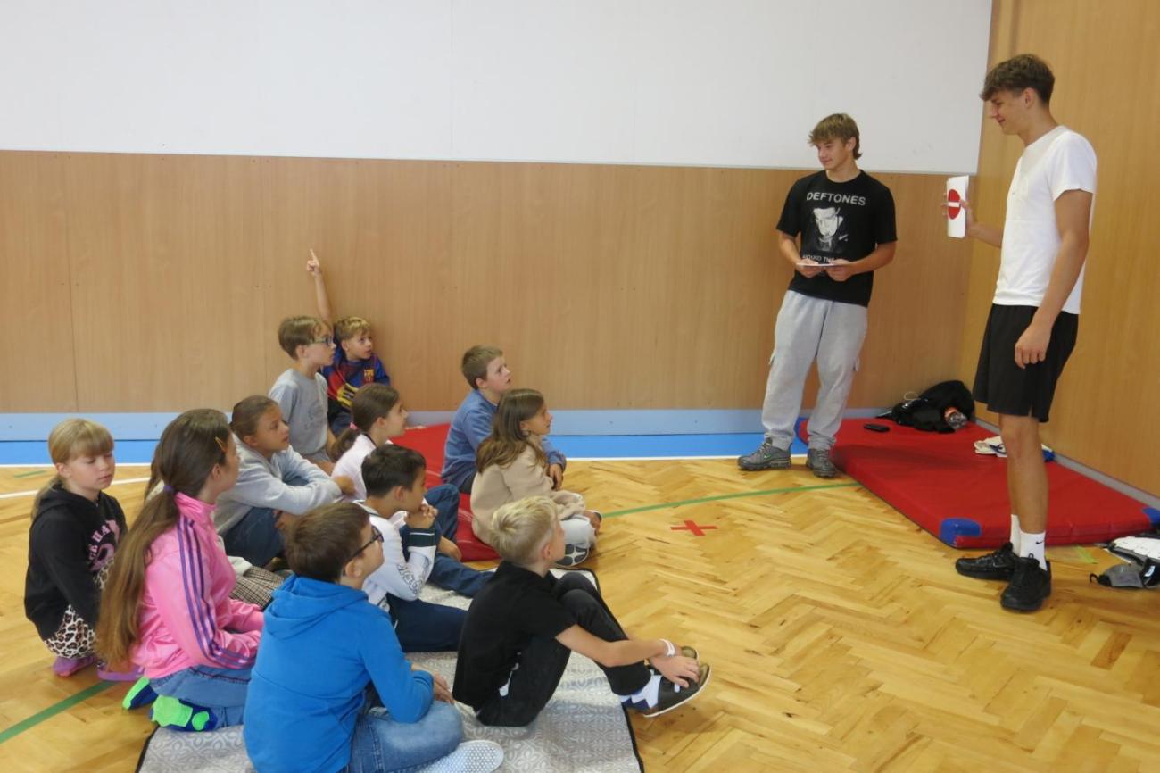 Čtvrťáci se učili, jak předcházet úrazům