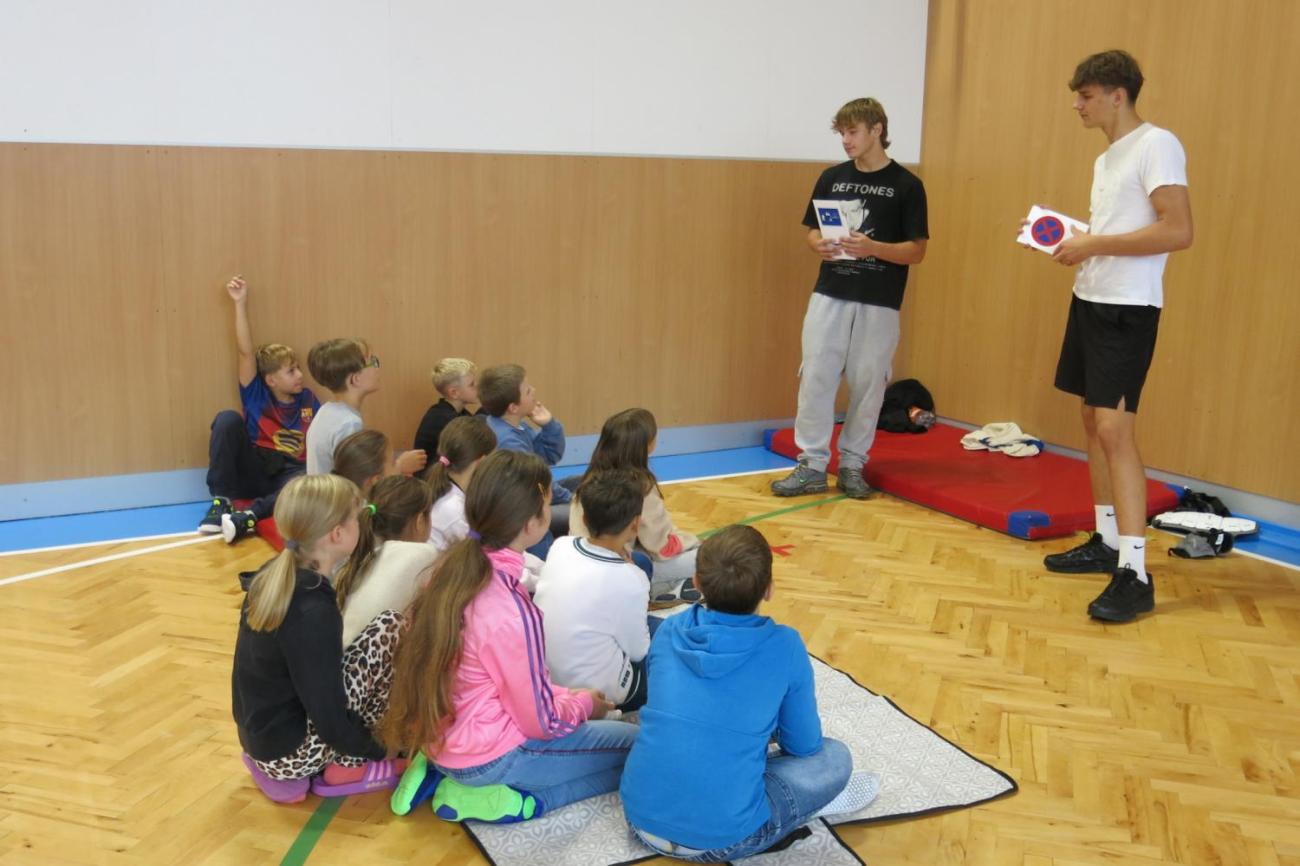 Čtvrťáci se učili, jak předcházet úrazům