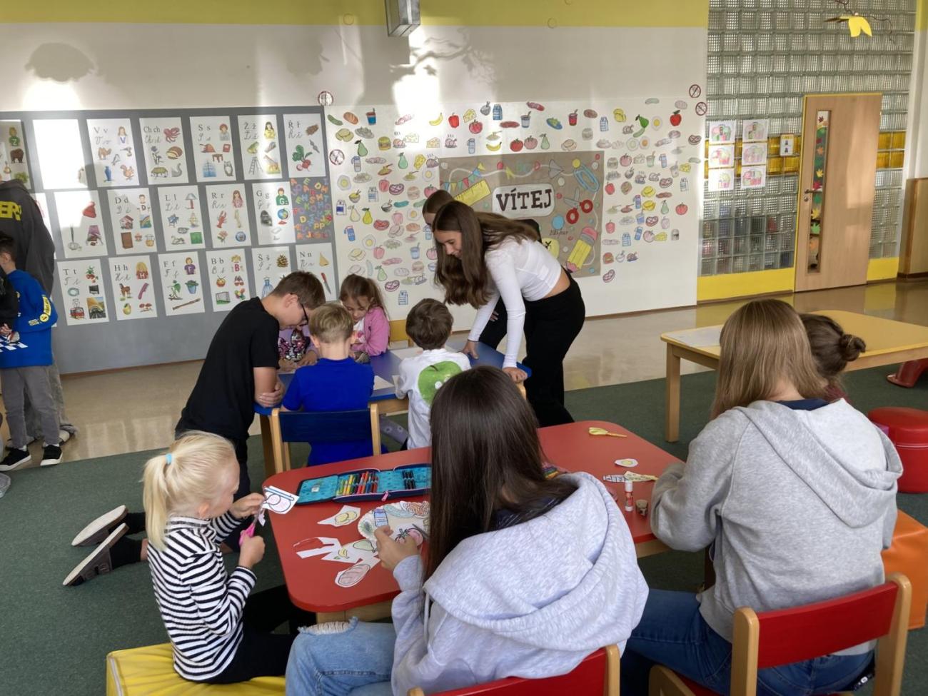 Společný den 1.A  a  9.A