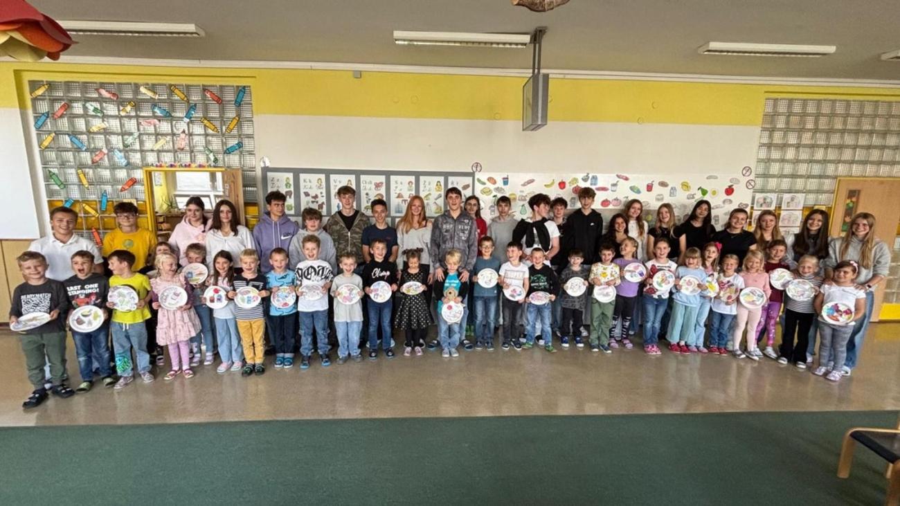 Evropský den jazyků: Jídlo spojuje  1.B a 9.B
