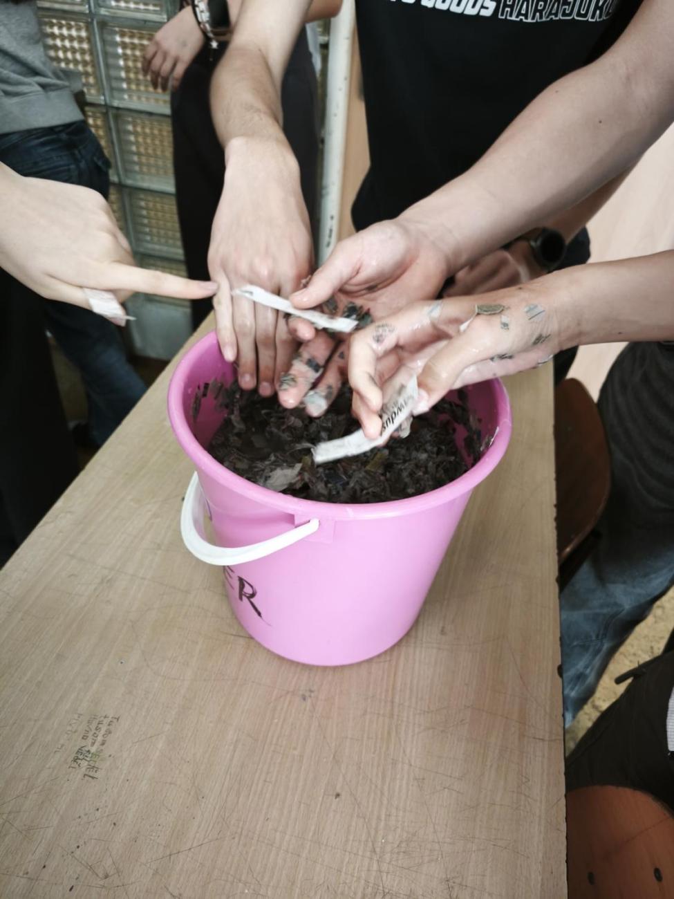 Erasmus+ Days - handmade paper