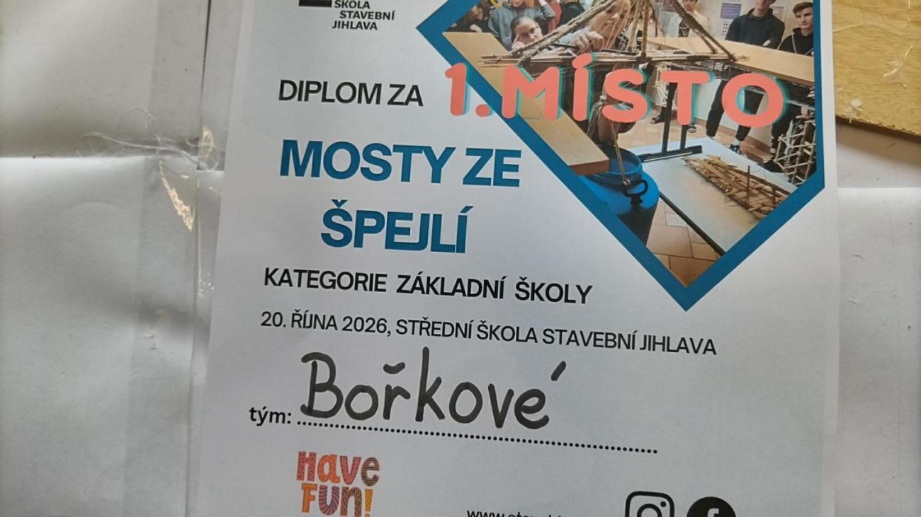 Stavíme mosty ze špejlí 