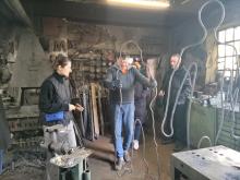 Projekt Zaváté šlépěje - exkurze do uměleckého kovářství