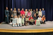 Slavnostní vyhlášení soutěže o nejhezčí vánoční stromeček